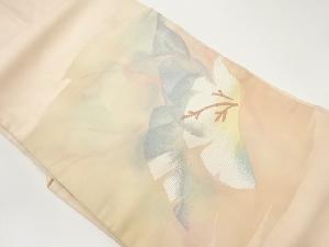 抽象模様織出し名古屋帯